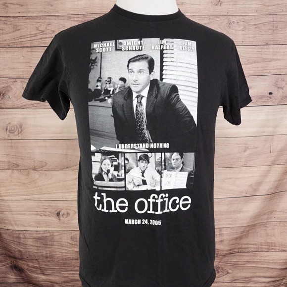 THE OFFICE 2005 MICHAEL SCOTT I UNDERSTAND NOTHING FUNNY HUMOR T-SHIRT SZ M - Picture 4 of 7